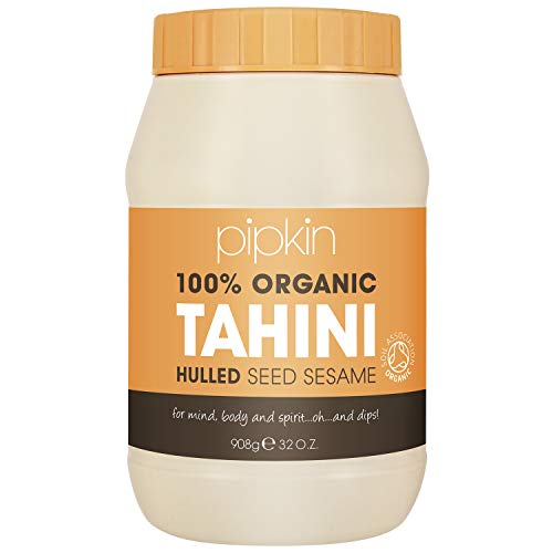 Pipkin 100% Bio-Tahinipaste 908g – Geröstete und gepresste äthiopische Sesamsamen – alles...
