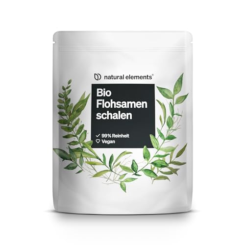 Bio Flohsamenschalen – 500g Beutel – 99+% Reinheit, biozertifiziert, vegan – Low-Carb,...