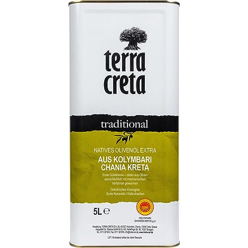 Terra Creta traditional g.U. - Extra natives Olivenöl aus Kolymvari / 5 Liter