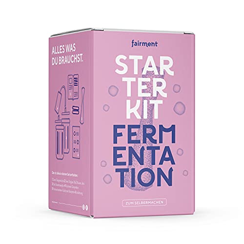 Fairment Starterkit Fermentation - Fermente einfach Selbermachen - enthält Fermentiergläser,...