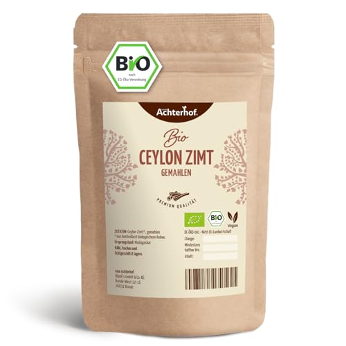 Bio Ceylon Zimt gemahlen (500g) mit wenig Cumarin in premium Qualität | 100% ECHTES Bio Ceylon...