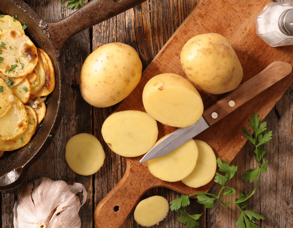 Beste Kartoffelsorten für Gratin