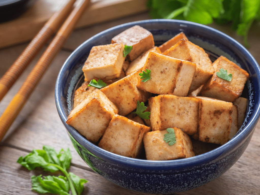 Tofu würzen